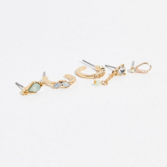 NEW Free People tiny stud earring set - Picture 2 of 3